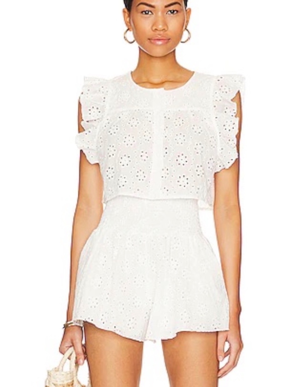 NWOT TULAROSA Carlotta Top in White